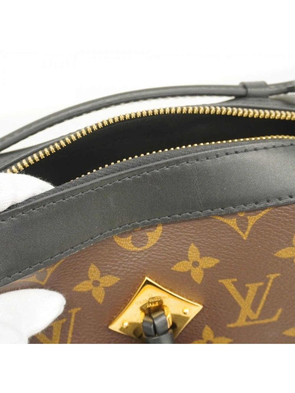 Louis Vuitton Shoulder Bag Monogram Saintonge Noir 2-Way - Picture 6 of 10